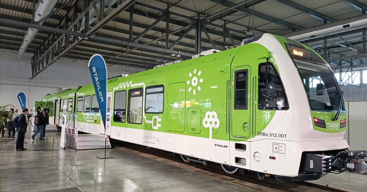 Expoferroviaria presentata nel 2025 o treno a batteria italiano da Italian Lehet