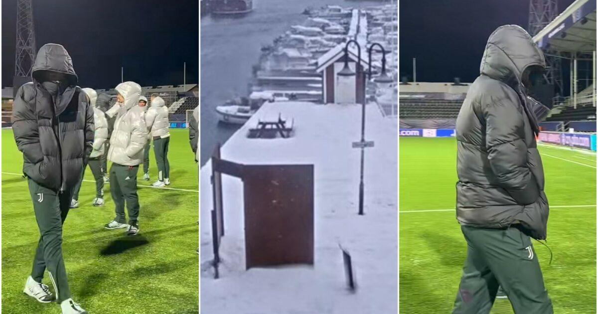 Bodo Glimt-Juntus, weather day: risk of snow